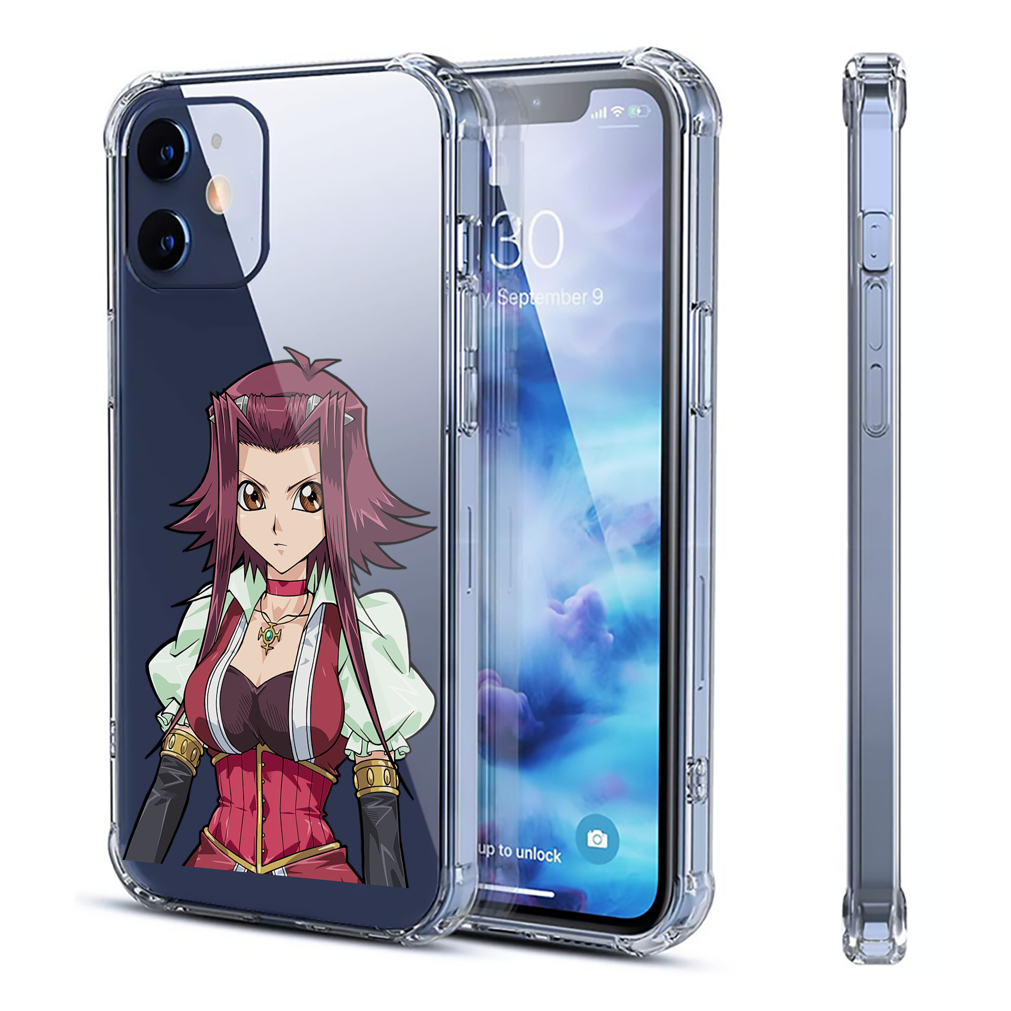 （画像用） 遊☆戯☆王 Yu-Gi-Oh! 【iPhone 12シリーズ対応】透明スマホケース（クリアソフトケース）